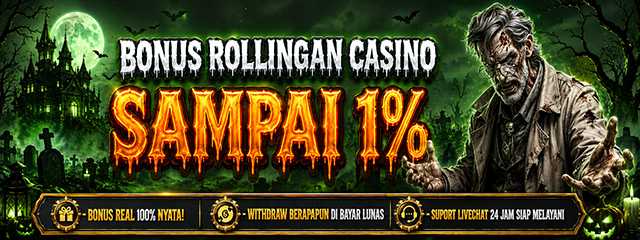 Bonus Rollingan Casino 1%